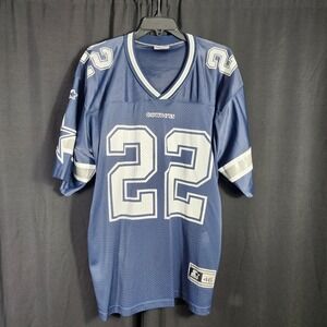 Vintage Dallas Cowboys NFL Football Jersey Emmitt Smith 22 Starter Men 46/M Read